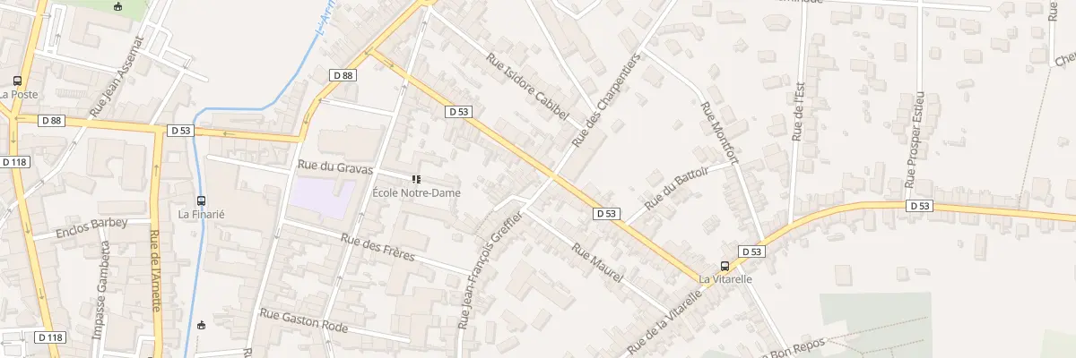 Plan du 45 Rue J Francois Greffier à Mazamet