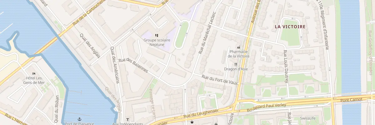 Plan du 3B Rue du Maréchal Leclerc à Dunkerque