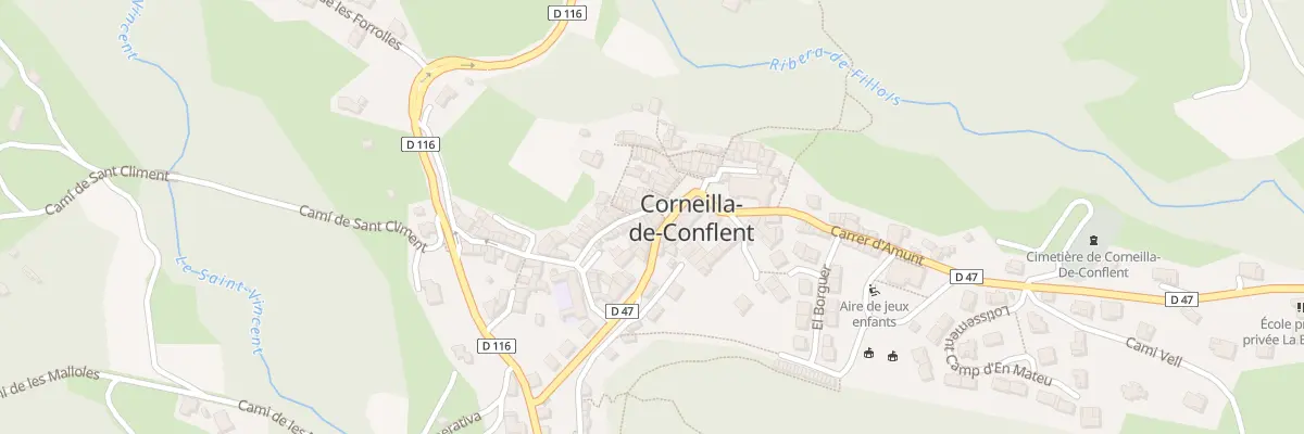 Plan du 137 Le Village à Corneilla-de-Conflent