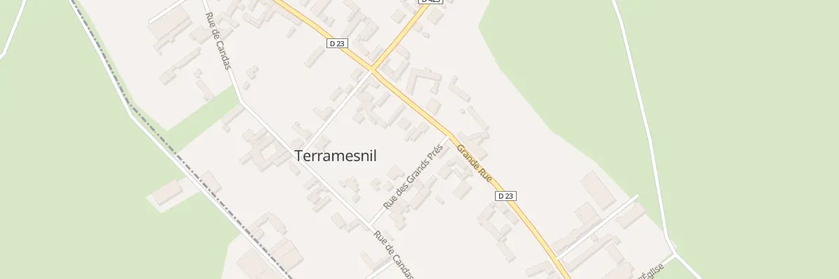 Plan du 40 Gr Grande Rue à Terramesnil