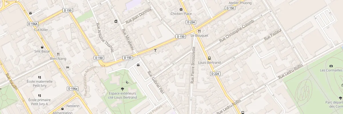 Plan du 12 Rue Pierre Moulié à Ivry-sur-Seine