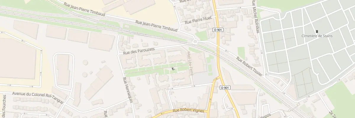 Plan du 3 Rue des Parouzets à Stains