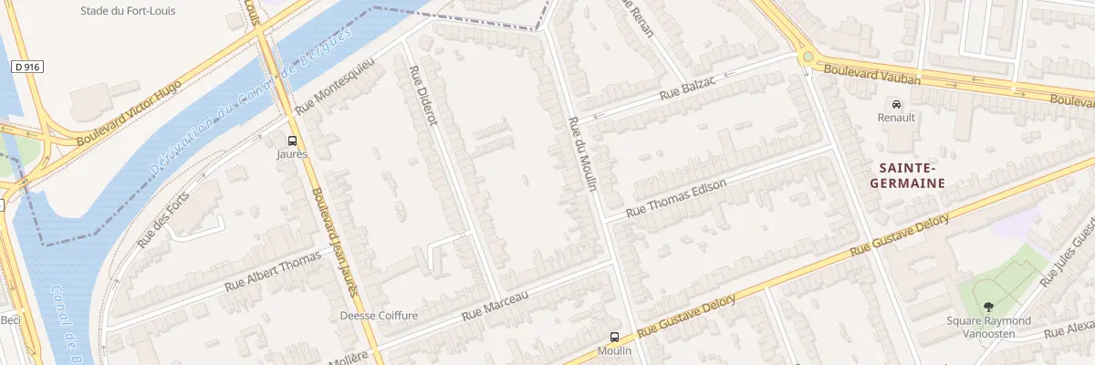 Plan du 57 Rue du Moulin à Coudekerque-Branche
