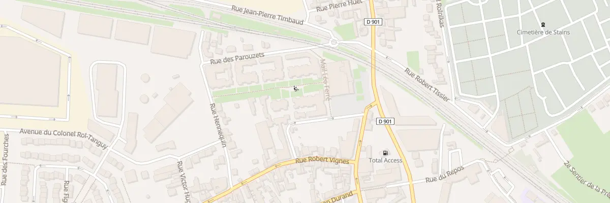 Plan du 7 Rue René Dumont à Stains