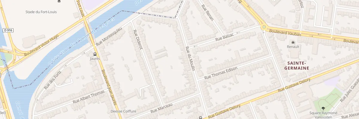 Plan du 63 Rue du Moulin à Coudekerque-Branche