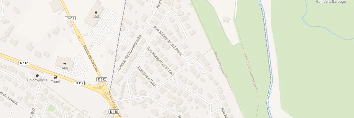 Plan du 3 Rue Maître André Pons à Mazamet