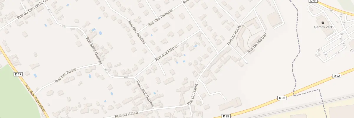 Plan du 12 Rue aux Plâtres à Précy-sur-Oise