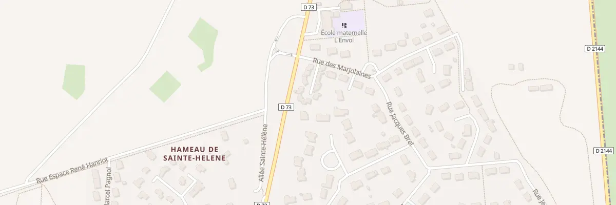 Plan du 11 All des Marjolaines à Trouy