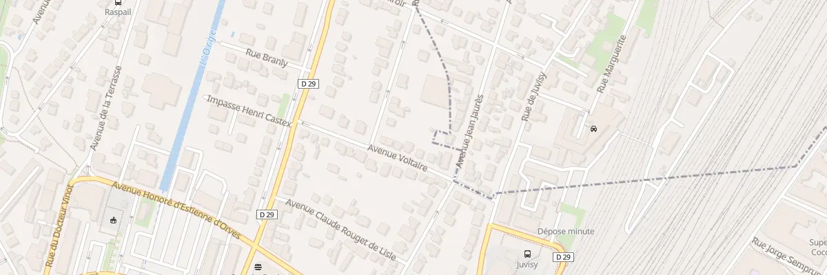 Plan du 12 Av Voltaire à Juvisy-sur-Orge