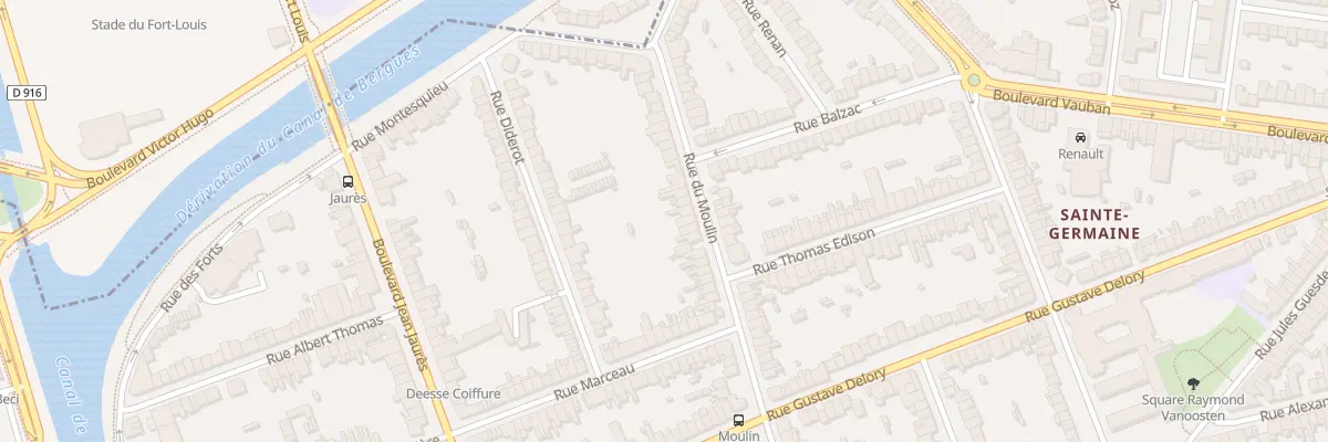 Plan du 59 Rue du Moulin à Coudekerque-Branche