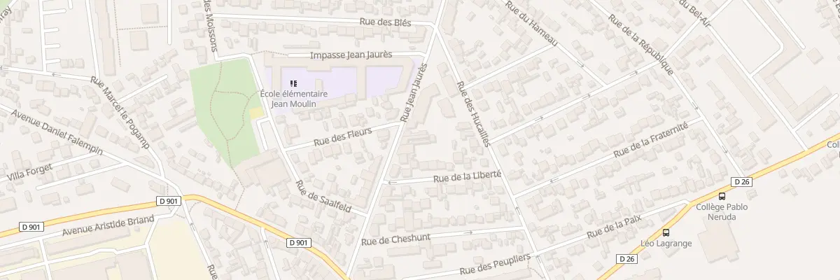 Plan du 24 Rue Jean Jaurès à Stains