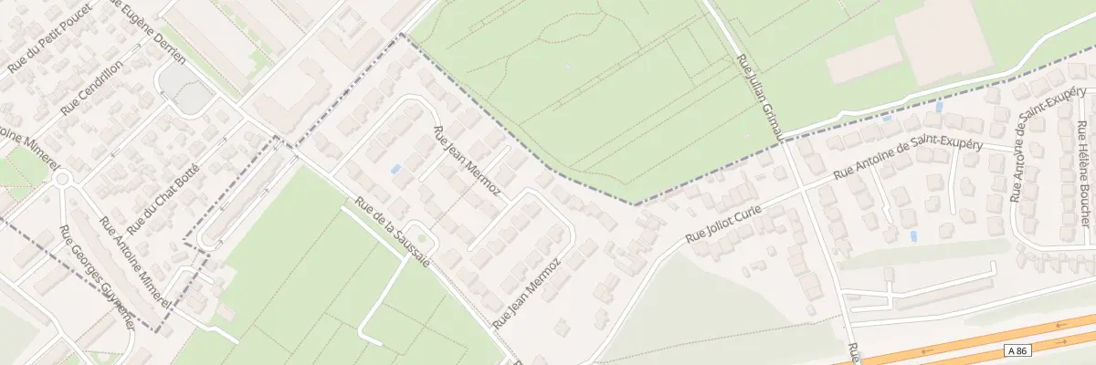 Plan du 23 Rue Jean Mermoz à Thiais