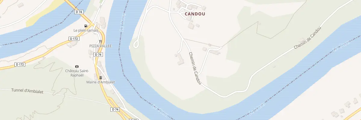 Plan du 5050 Candou à Courris