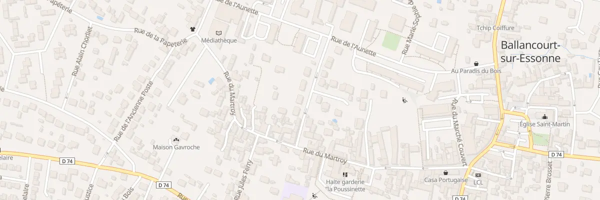 Plan du 5 Rue du Petit Moulin à Ballancourt-sur-Essonne