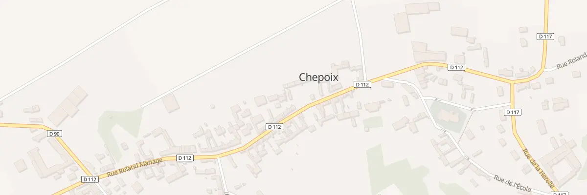 Plan du 45 Rue Roland Mariage à Chepoix