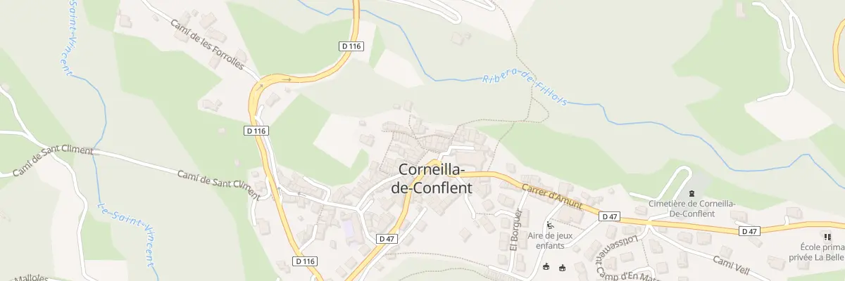 Plan du 2 Cae Del Bac à Corneilla-de-Conflent