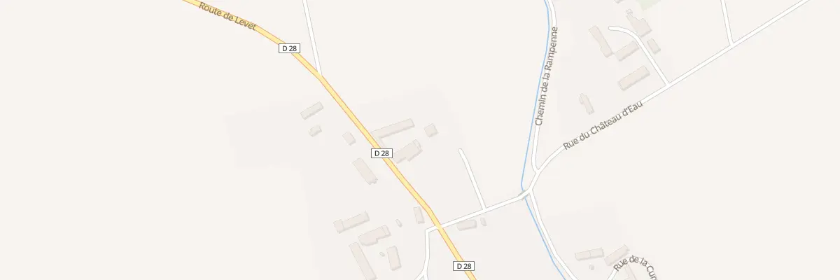 Plan du 3 Rte de Levet à Lissay-Lochy