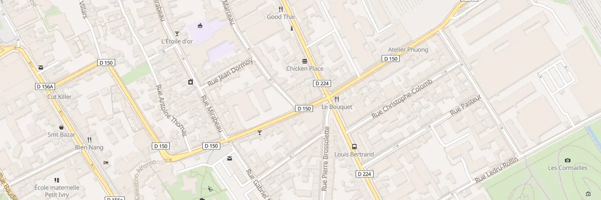 Plan du 2 Rue Louis Bertrand à Ivry-sur-Seine