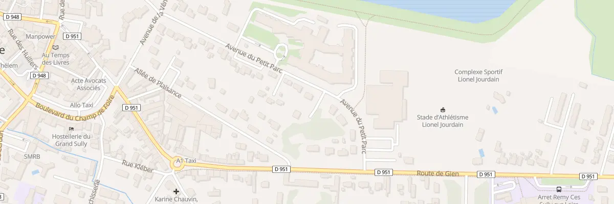 Plan du 38 Av du Petit Parc à Sully-sur-Loire