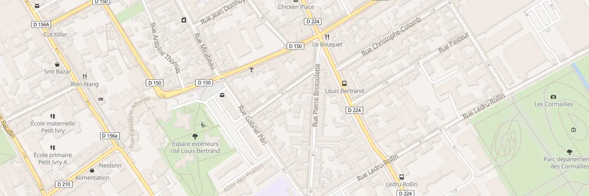 Plan du 5 Rue Pierre Moulié à Ivry-sur-Seine