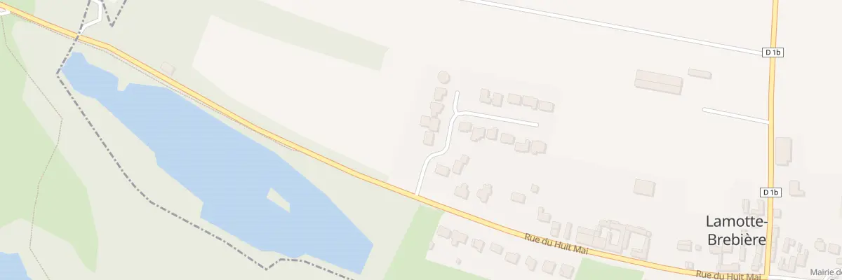 Plan du 3 Rue des Cornouillers à Lamotte-Brebière