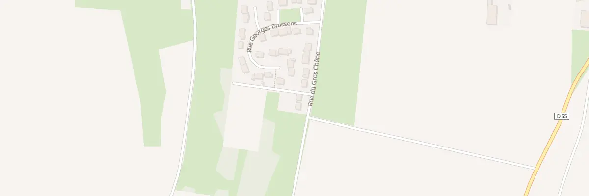 Plan du 22 Rue du Gros Chêne à Fournival