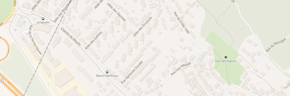 Plan du 23 Rue Alphonse Daudet à Grigny