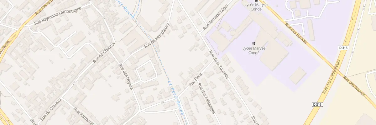 Plan du 16 Rue de la Tourelle à Sarcelles