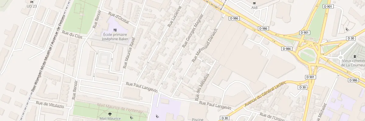 Plan du 37 Rue Georges Magnier à La Courneuve