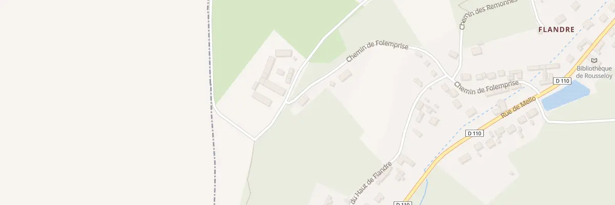 Plan du 21 Che de Folemprise à Rousseloy