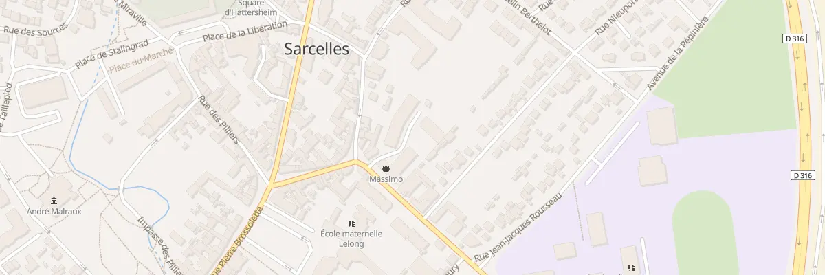 Plan du 15B Rue des Bauves à Sarcelles