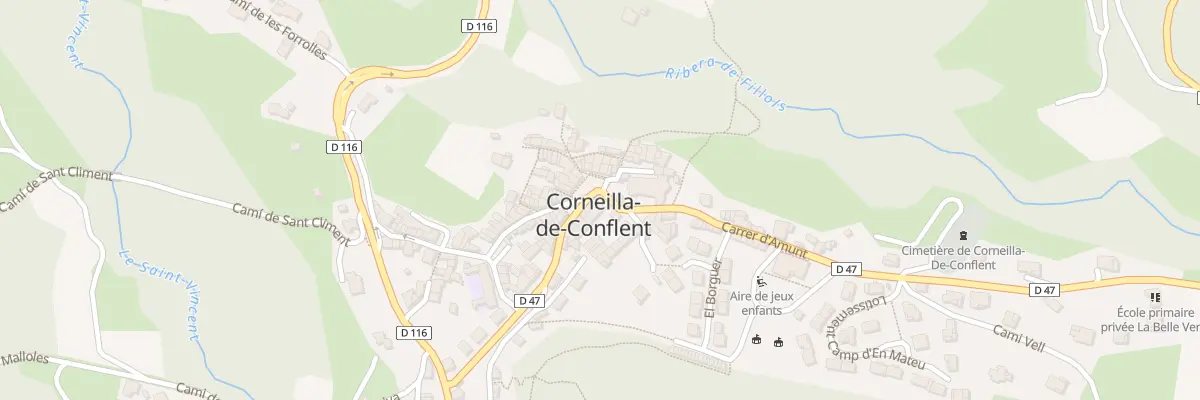 Plan du 134 Le Village à Corneilla-de-Conflent