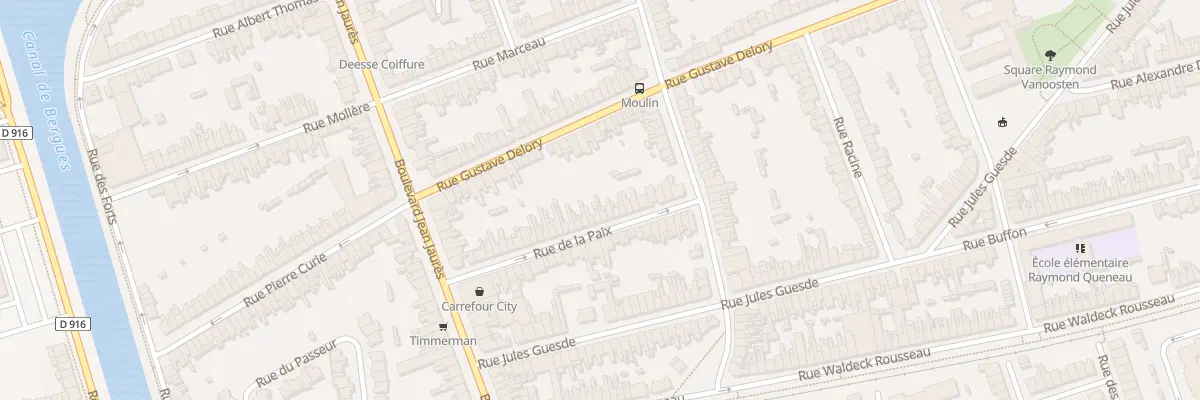 Plan du 41 Rue de la Paix à Coudekerque-Branche