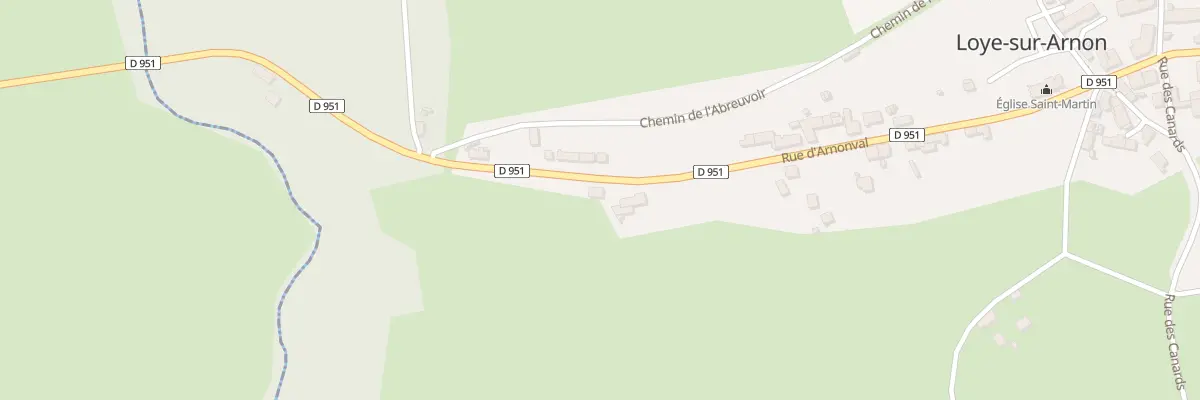 Plan du 19 Rue d’Arnonval à Loye-sur-Arnon