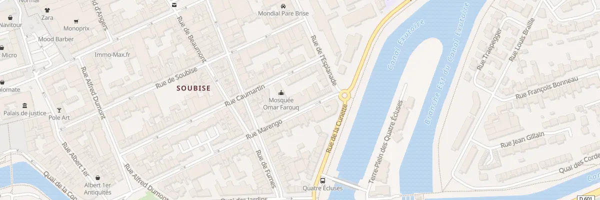 Plan du 25B Rue Marengo à Dunkerque
