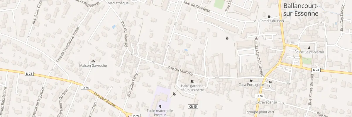 Plan du 40 Rue du Martroy à Ballancourt-sur-Essonne