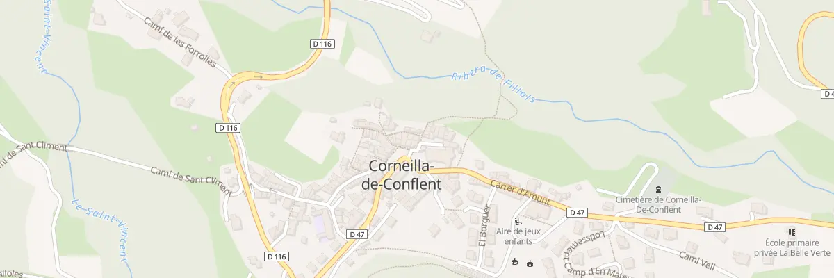 Plan du 56 Le Village à Corneilla-de-Conflent