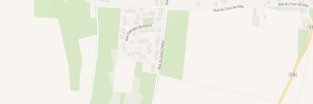 Plan du 18 Rue du Gros Chêne à Fournival