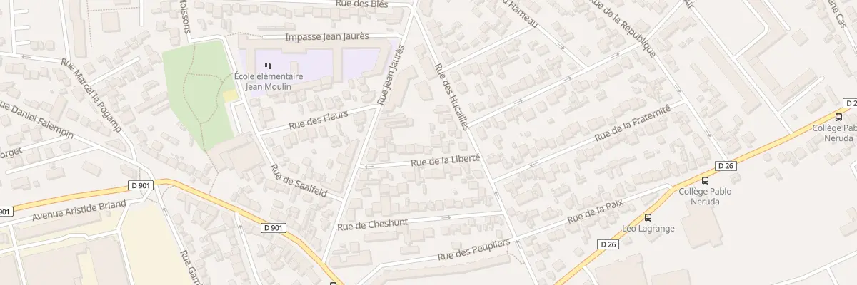 Plan du 9 Rue de la Liberté à Stains