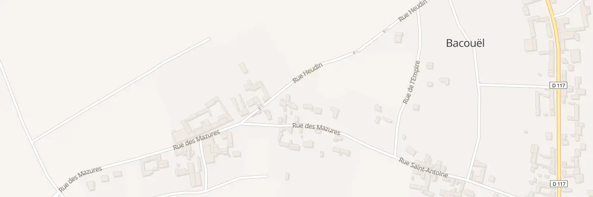 Plan du 4 Rue des Mazures à Bacouël