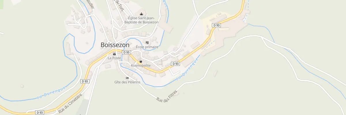 Plan du 5109 Rue du Foirail à Boissezon