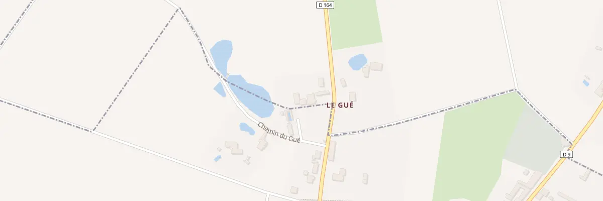 Plan du 4 Rue Le Gue à Montbarrois
