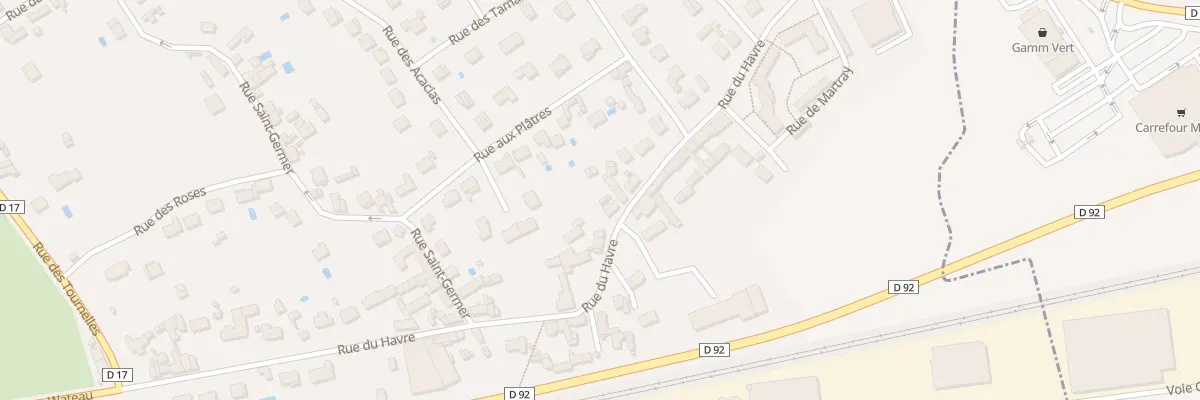 Plan du 14 Rue du Havre à Précy-sur-Oise