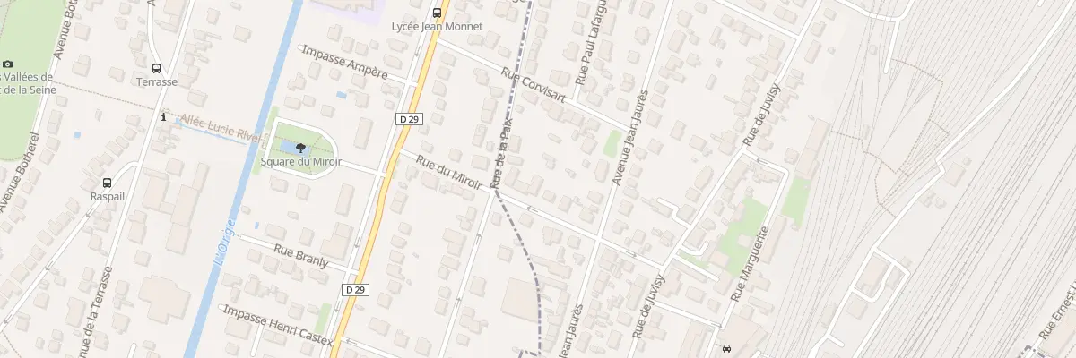 Plan du 14 Rue du Miroir à Athis-Mons