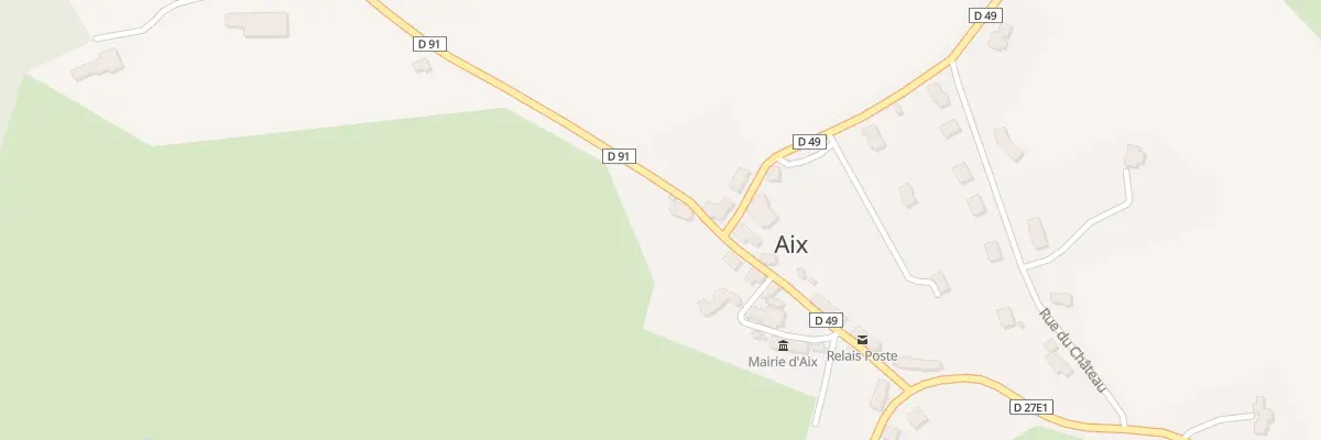 Plan du 1 Rte de Courteix à Aix