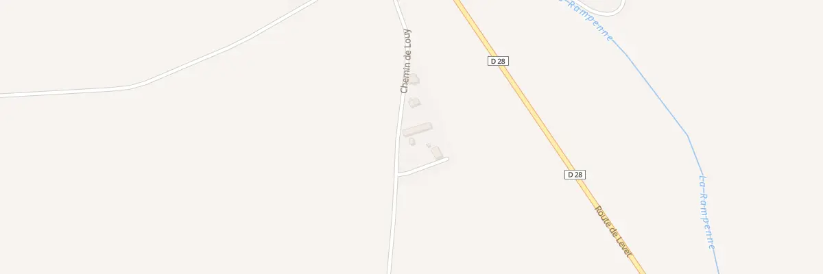 Plan du 5 Che de Louy à Lissay-Lochy
