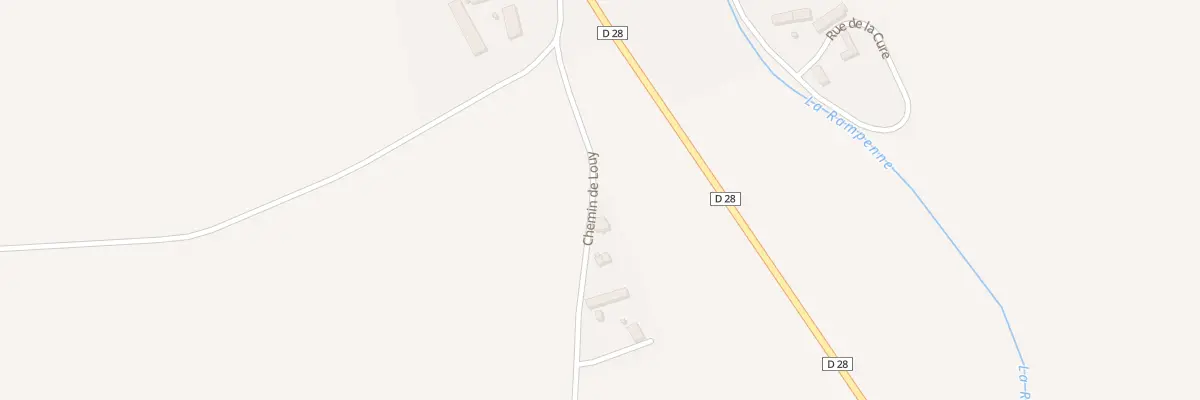 Plan du 1 Che de Louy à Lissay-Lochy