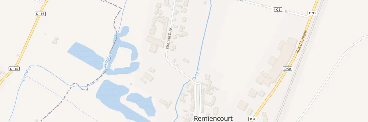 Plan du 2 Rue des Moulins à Remiencourt
