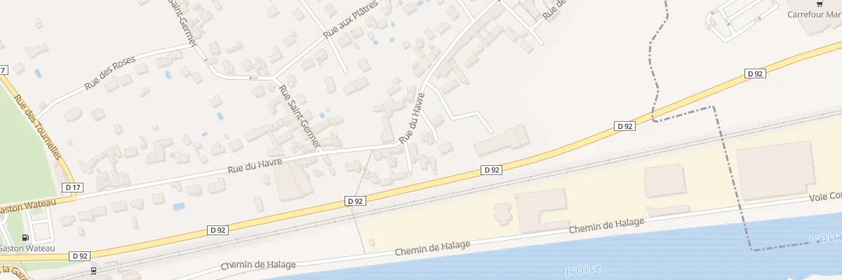 Plan du 23 Rue du Havre à Précy-sur-Oise