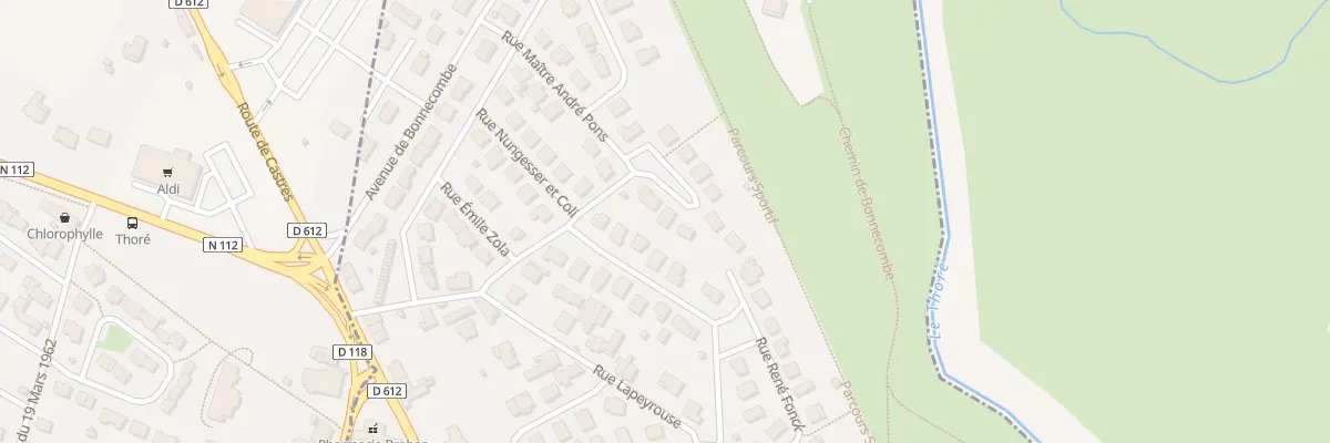 Plan du 4 Rue Colbert à Mazamet